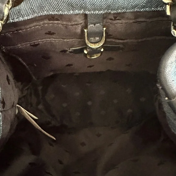 Kate Spade New York Denim Quilted Briar Backpack - EUC - Picture 5 of 10